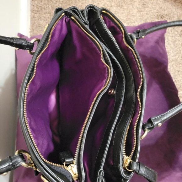 Coach Black Leather Handbag - Picture 5 of 6